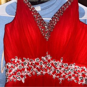 adorable hot red dress